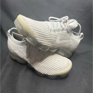 Nike Air Vapormax 3.0 Women's size 9 Platinum White Running Shoes Flyknit
